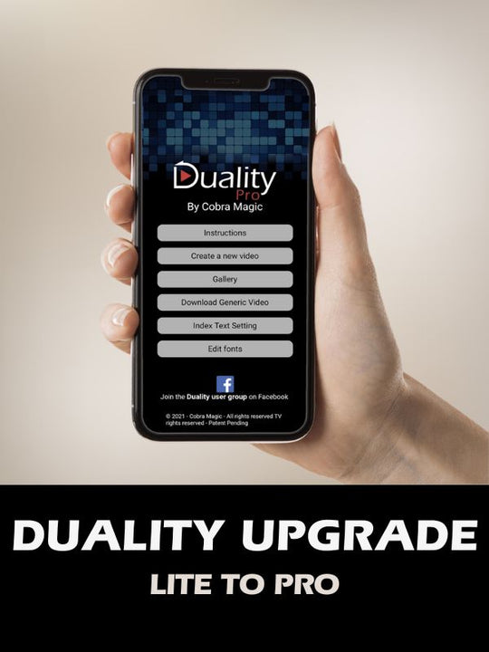 Duality upgrade